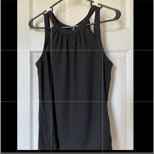 Black sleeveless blouse from Express